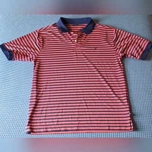 Nautica Kids Polo Shirt - Pink and Navy Stripes